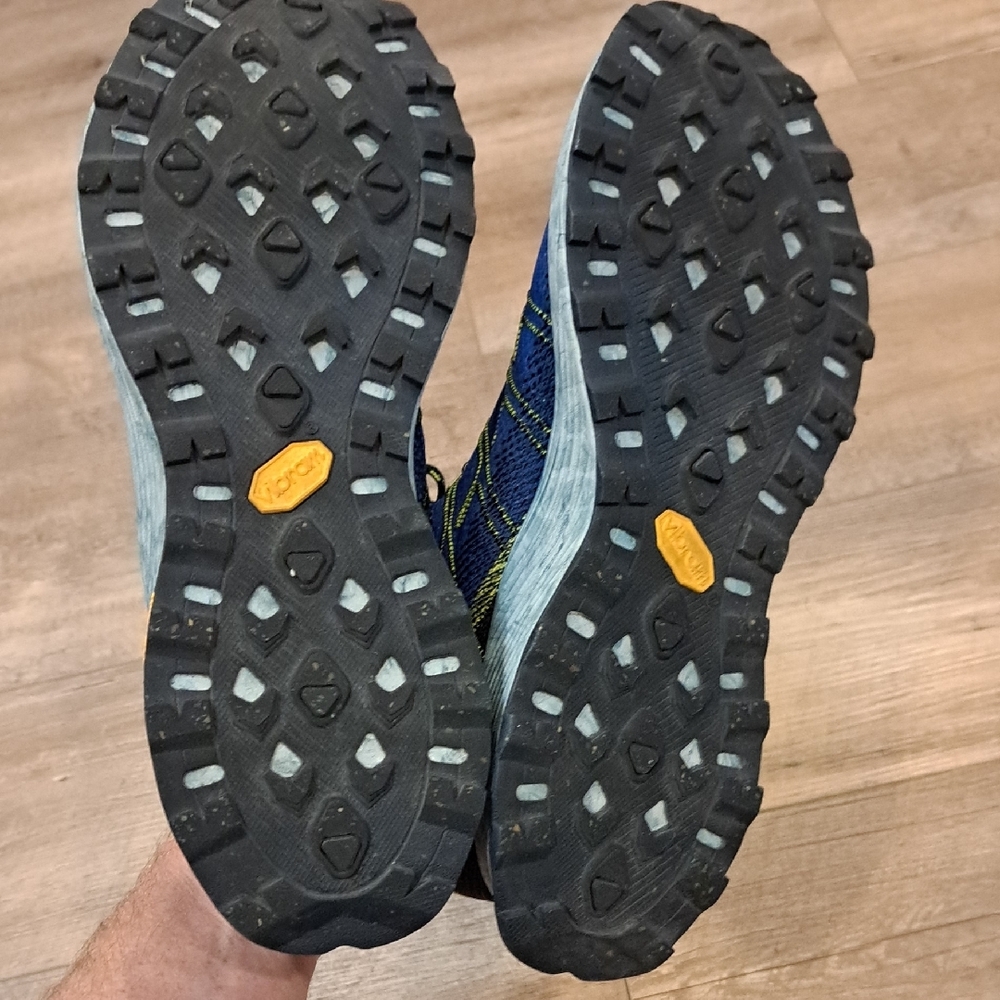 Merrell Blue and Black Athletic Shoes with Cushioned Midsole - Picture 9 of 9